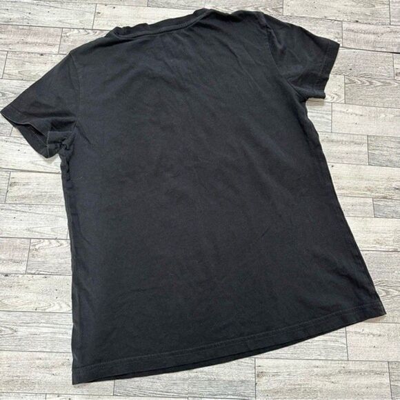 BOY'S ADIDAS SOCCER BLACK SHORT SLEEVE TEE LARGE - Picture 2 of 6